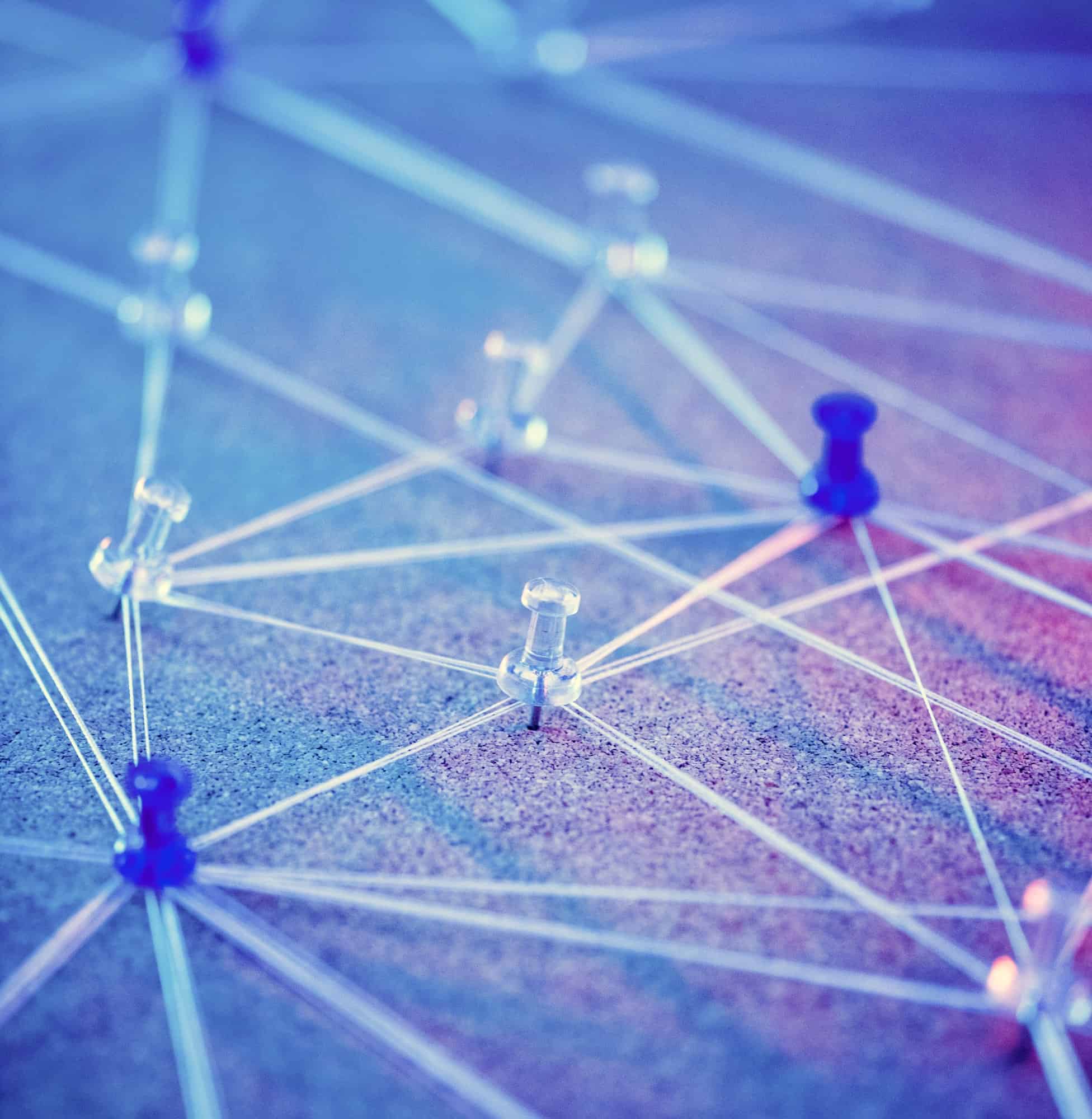 Internet Network Connecting System Simulated
